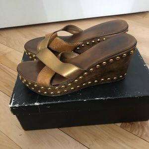 Carlos Santana wedge sandals